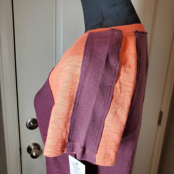 NWT SO Juniors Size Medium Short Sleeve Shirt Plum Prune - Picture 12 of 16